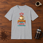 Coffee is My Love Language T-Shirt Sport Grey coffee-bar flat lay