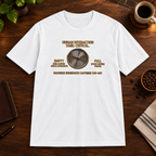 Human Interaction T-Shirt White close-fill short-sleeve coffee-bar flat lay