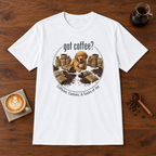 Got Coffee? T-Shirt White coffee bar mockup