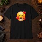 Coffee Lover T-Shirt in Black, coffee bar flat lay mockup