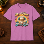 Drink More Sleep Less Heather Radiant Orchid coffee-bar mockup
