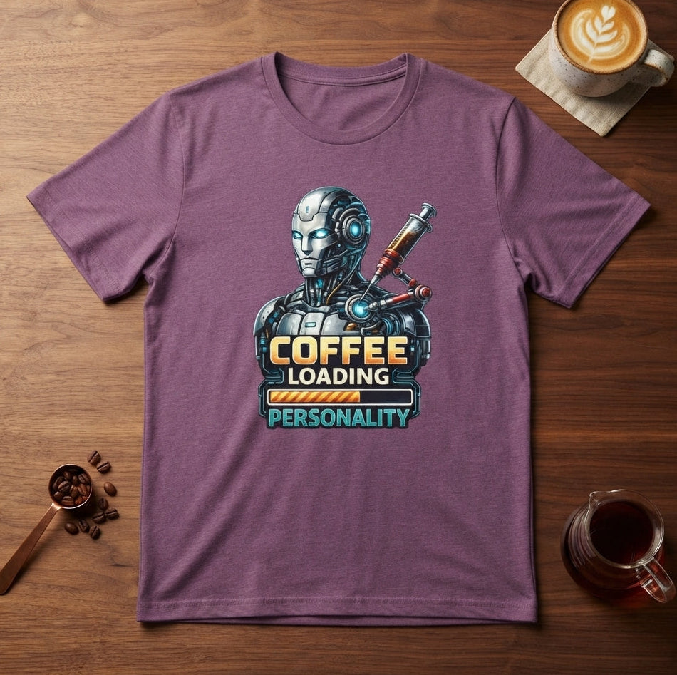 Coffee Loading Personality T-Shirt