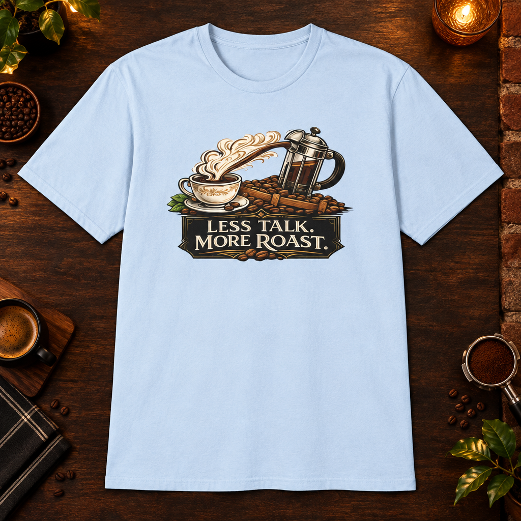 Less Talk More Roast - Light Blue