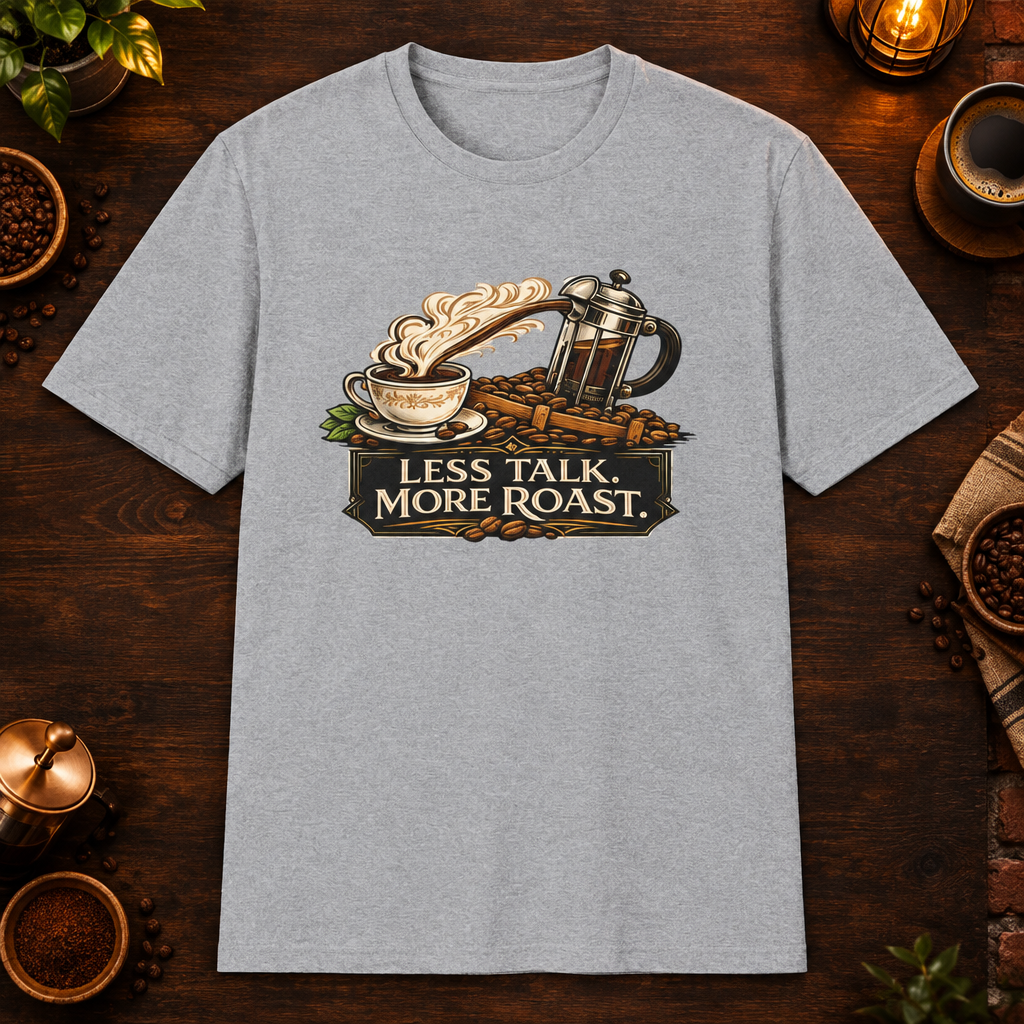 Less Talk More Roast - Sport Grey