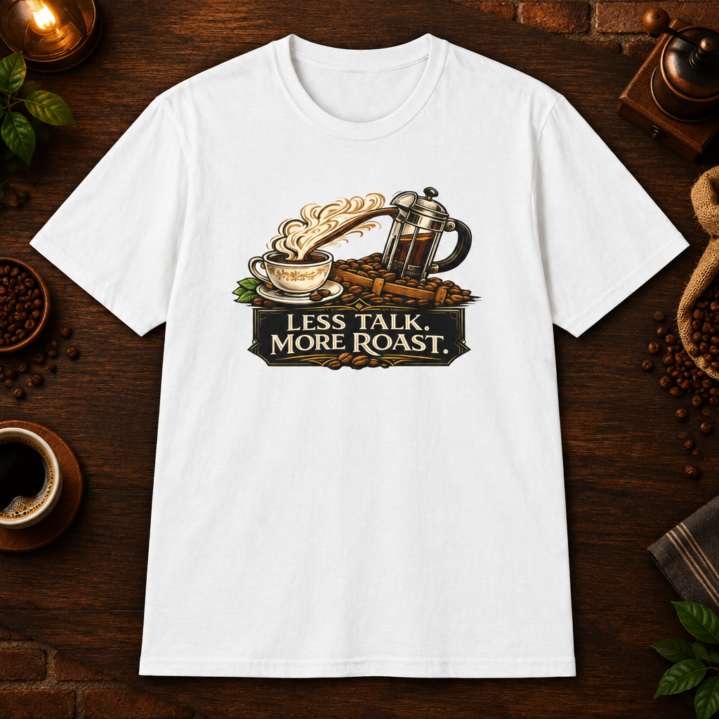 Less Talk More Roast - White