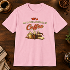 Love Language T-Shirt Light Pink S square flat-lay mockup
