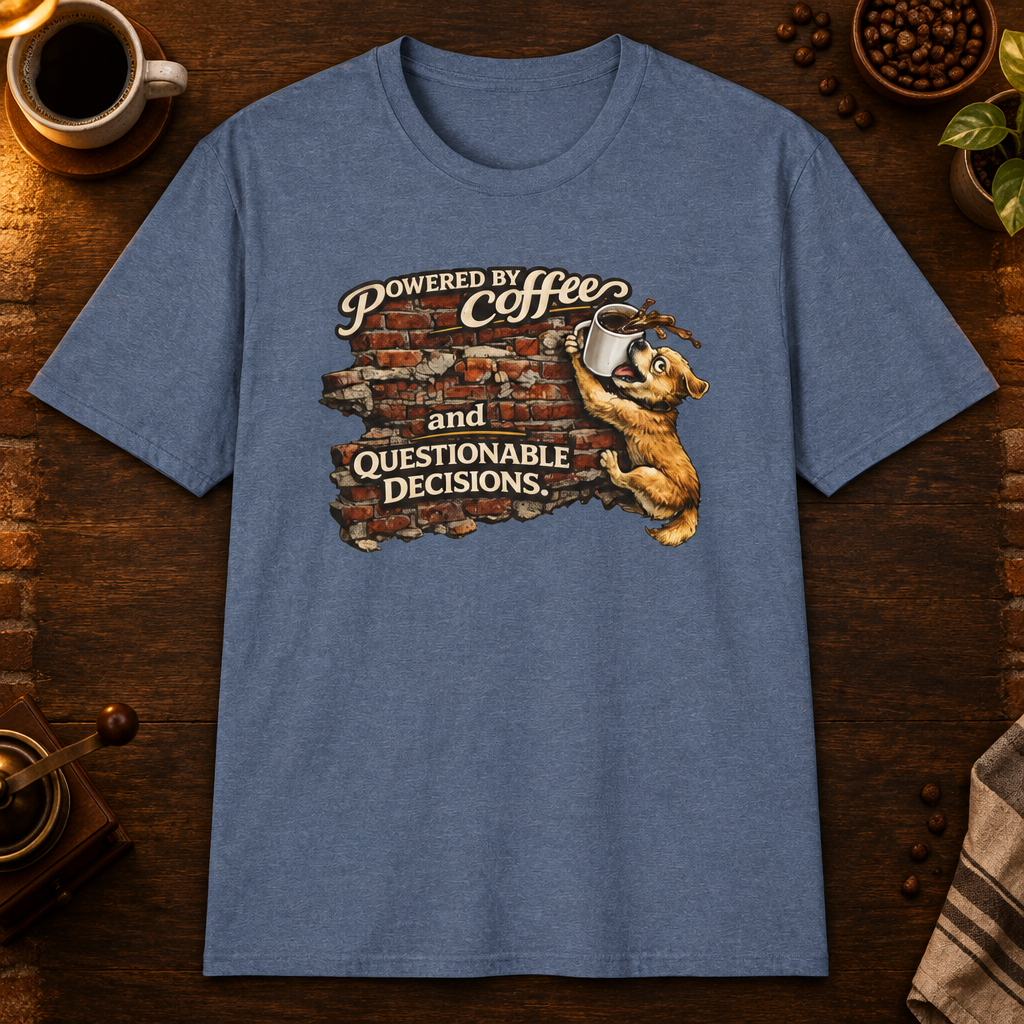 Powered by Coffee and Questionable Decisions - Heather Indigo