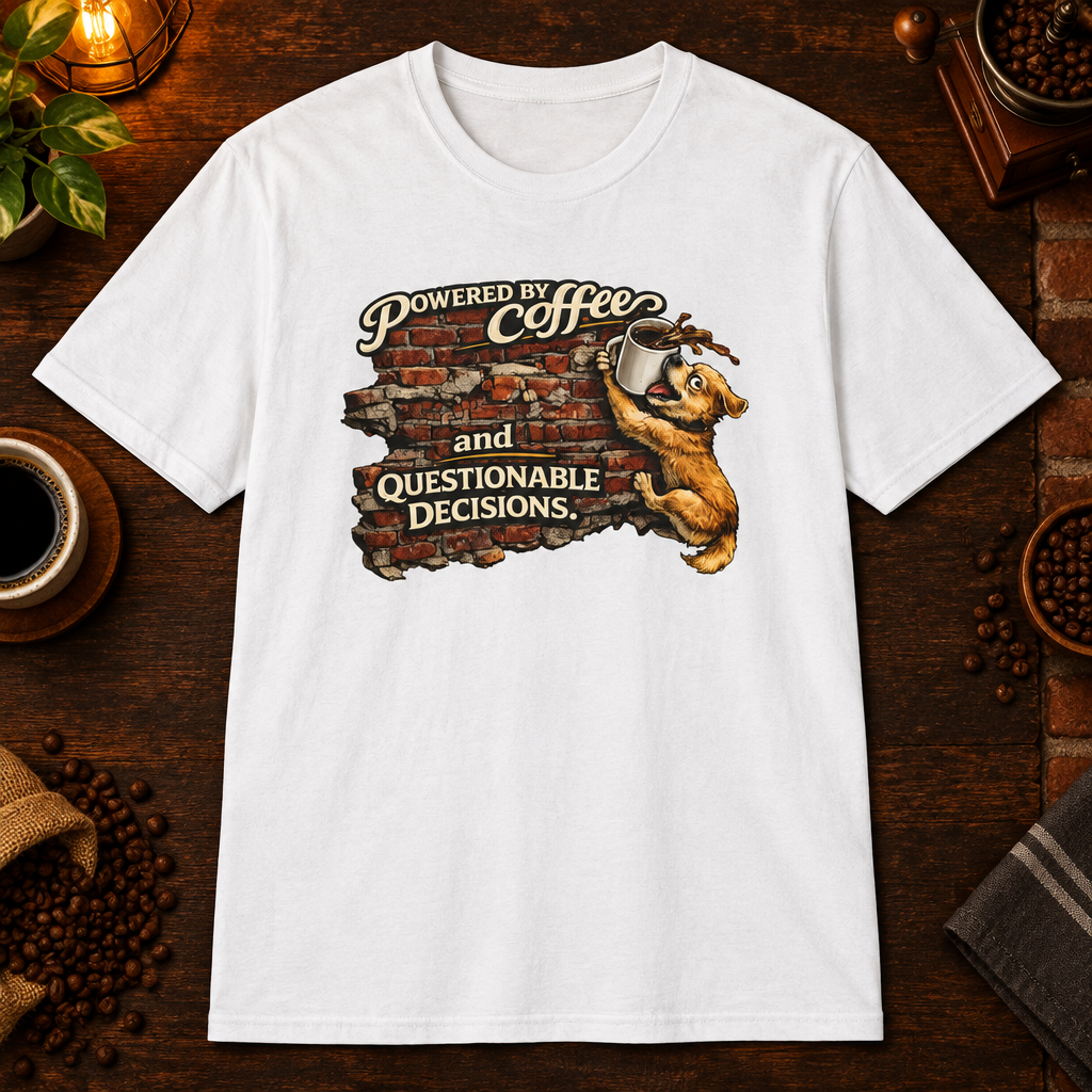 Powered by Coffee and Questionable Decisions - White